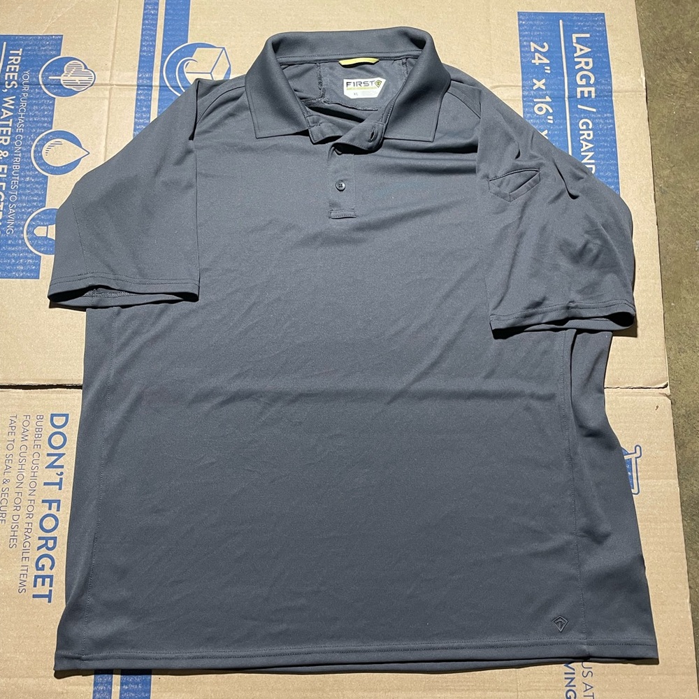 First Tactical Men's Polo Shirt XL Dark Gray Performance